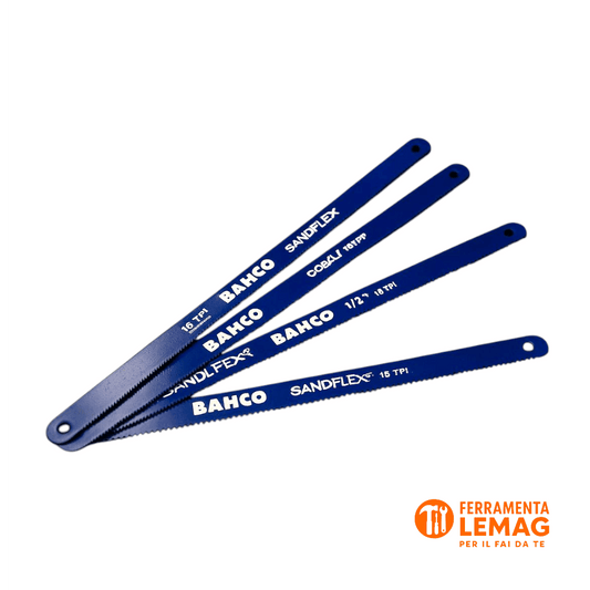 Lame seghetto per ferro, taglio preciso su metallo, acciaio e tubi – 2 pezzi - Lemag srl