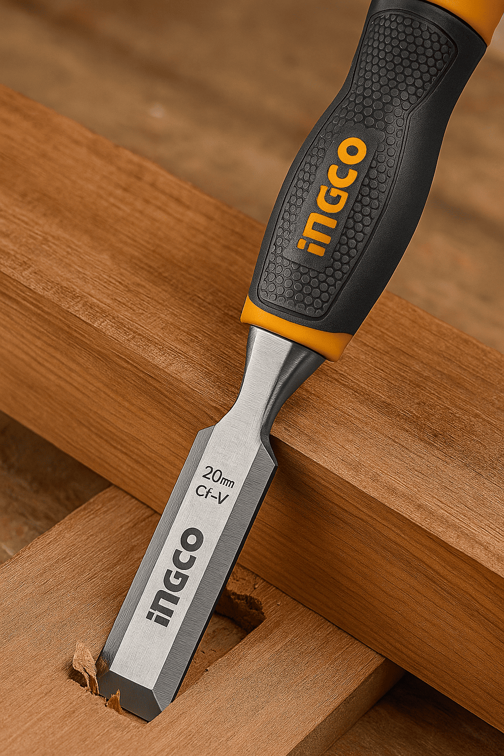 Ingco scalpello per legno 25 mm, robusto e preciso per scavi e rifiniture - Lemag srl