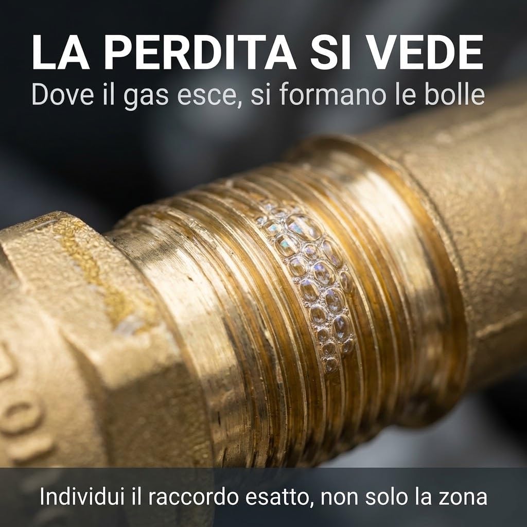 Cercafughe Spray 400 ml – Rilevatore Perdite Gas, GPL e Refrigeranti - Lemag srl