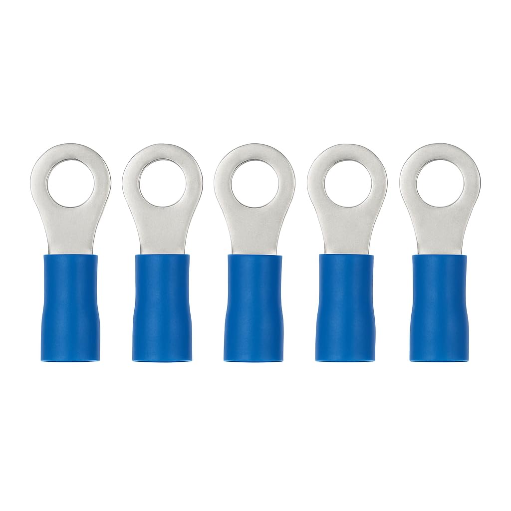 Terminali ad Anello Isolati 0,25–1,5 mm² Foro 4 mm – 5 Pezzi - Lemag srl