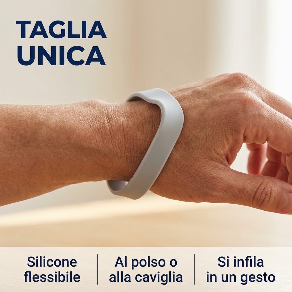 Braccialetti profumati in silicone alla citronella e lavanda, confezione da 10 pezzi – in uso