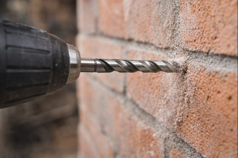 Set 5 Punte Trapano per Muratura Misure 4–5–6–8–10 mm Punta in Metallo Duro per Foratura di Cemento Laterizio e Pietra - Lemag srl