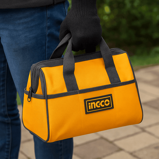 Borsa Portattrezzi Ingco 33 cm – Robusta, Compatta, Multi - Tasca per Utensili - Lemag srl