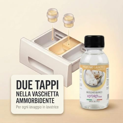 Profumatore Bucato Concentrato per Lavatrice 100 ml – 6 Fragranze – Si Aggiunge al Lavaggio - Lemag srl