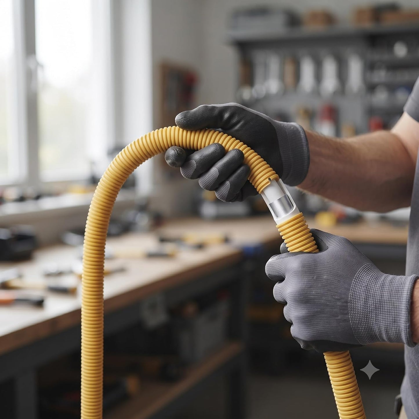 Tubo Multistrato Gas APE MULTYGAS Ø16x2,0 mm PEX-b/AL/PEX-b in Guaina Corrugata Gialla — Rotolo 20 m, Conforme UNI/TS 11343, Alluminio Saldato TIG, per Impianti Gas Metano e GPL - Lemag srl