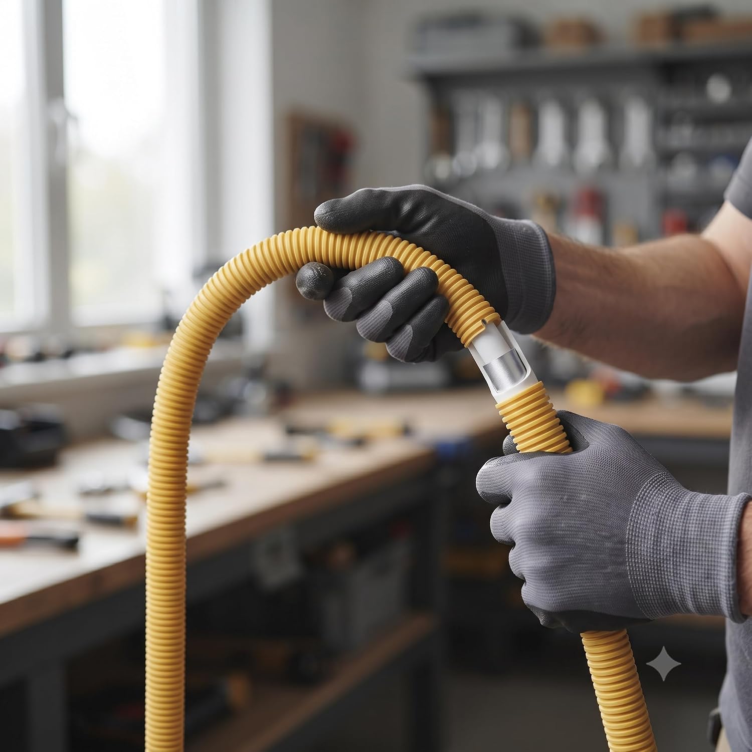 Tubo Multistrato Gas APE MULTYGAS Ø16x2,0 mm PEX-b/AL/PEX-b in Guaina Corrugata Gialla — Rotolo 20 m, Conforme UNI/TS 11343, Alluminio Saldato TIG, per Impianti Gas Metano e GPL - Lemag srl