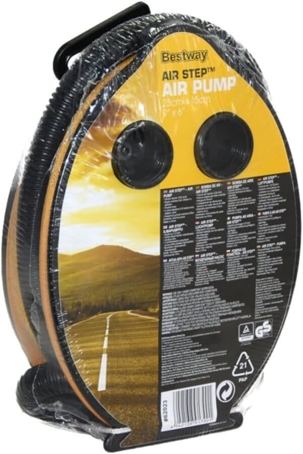 Pompa a Piede Bestway 62023 Gonfia e Sgonfia 800 cc – 3 Adattatori - Lemag srl