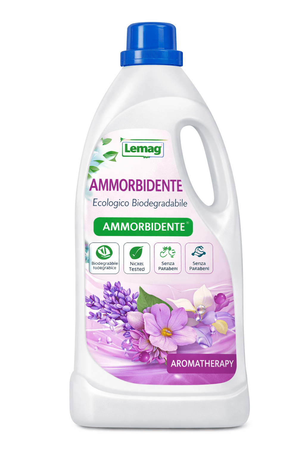Ammorbidente Ecologico Biodegradabile 1L / 5L – Profumo Intenso e Duraturo – Senza Parabeni – Nickel Tested – Non Testato su Animali – LEMAG SRL - Lemag srl