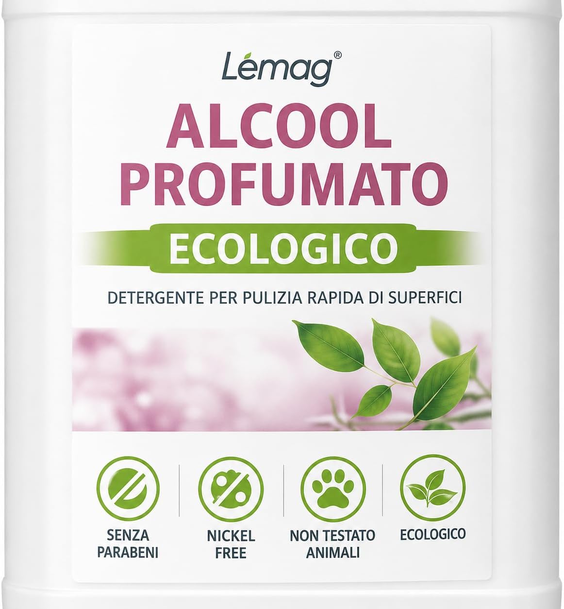 Alcool Profumato Detergente Multiuso 5 L – Senza Aloni, Made in Italy - Lemag srl
