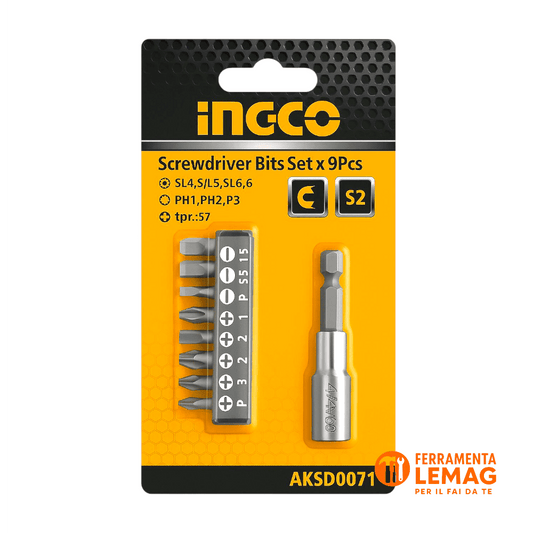 Portainserti Magnetico 1/4" da 60 mm – Attacco Rapido per Avvitatore e Trapano - Lemag srl