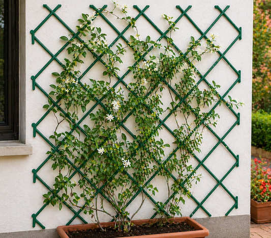 Traliccio Plastica Verde Rampicanti 1x1 - Lemag srl