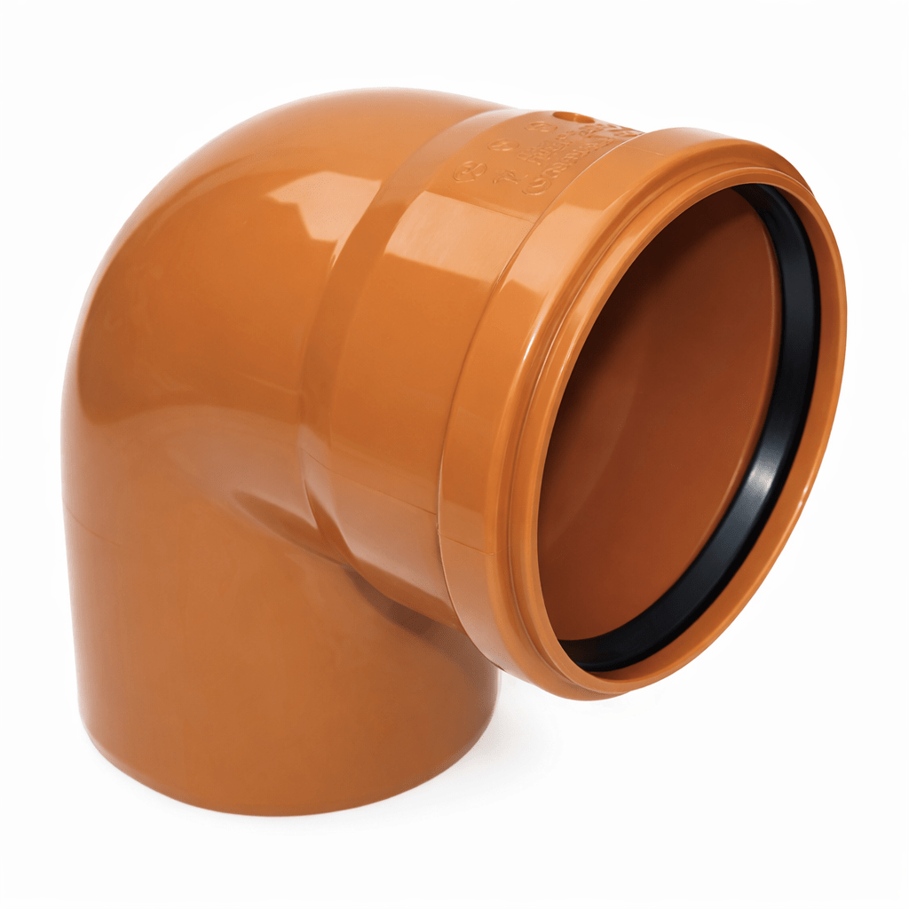 Raccordi PVC Arancioni ad Incollaggio per Scarico Fognario e Pluviale – Curve, T, Riduzioni – Lemag SRL - Lemag srl
