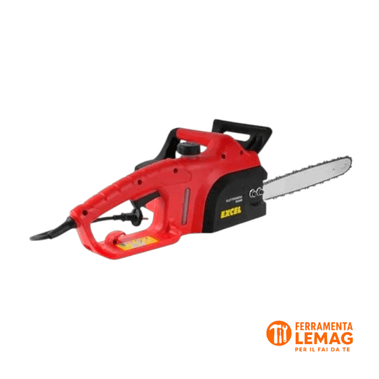 Elettrosega Excel 1800W con barra da 40 cm, potente e maneggevole per taglio - Lemag srl
