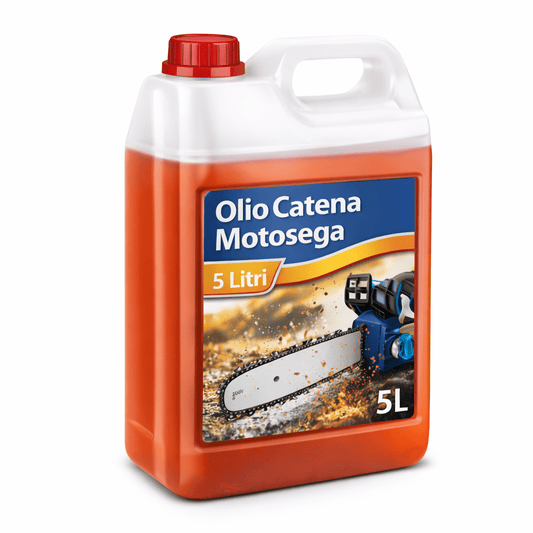 Olio Catena Motosega 5 Litri – Lubrificante Vegetale/ Minerale Alta Adesività – Lemag SRL - Lemag srl