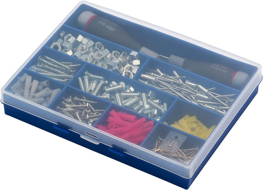 Cassetta portaminuterie Terry Mix F2 con divisori fissi 237x186x38 mm