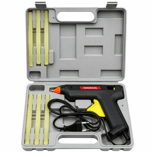 Pistola Termocollante in Valigetta con Accessori e Stick 12 mm - Lemag srl