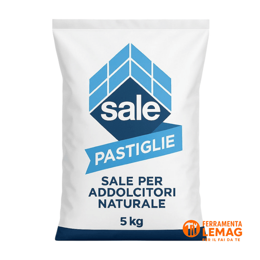 Sale in Pastiglie Iperpuro per Addolcitore – Sacco da 5 Kg Alta Purezza - Lemag srl