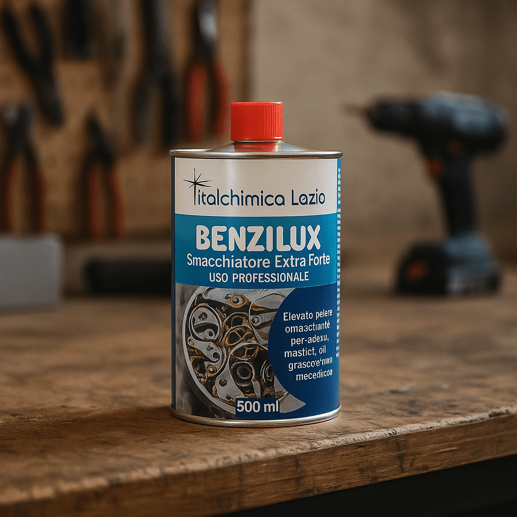 Smacchiatore Extra Forte Benzilux 500ml per Tessuti e Superfici Difficili - Lemag - Lemag srl