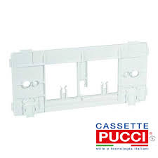 Telaio porta placca Pucci con viti M5 per cassette Sara - Eco 2010 – Ricambio - Lemag srl