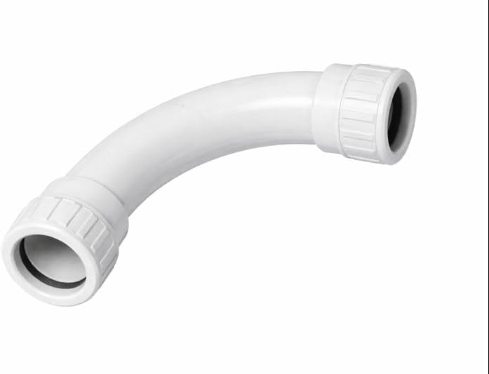 Curva a 90° per Tubo Ø20 mm in Tecnopolimero PVC Rigido Antiurto con Anello di Tenuta IP65 Autoestinguente UL94 V0 GWT 960°C EN 61386 - Lemag srl