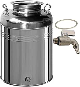 Fustino per Olio 50 Litri in Latta Saldato Alimentare Belvivere Tappo - Lemag - Lemag srl