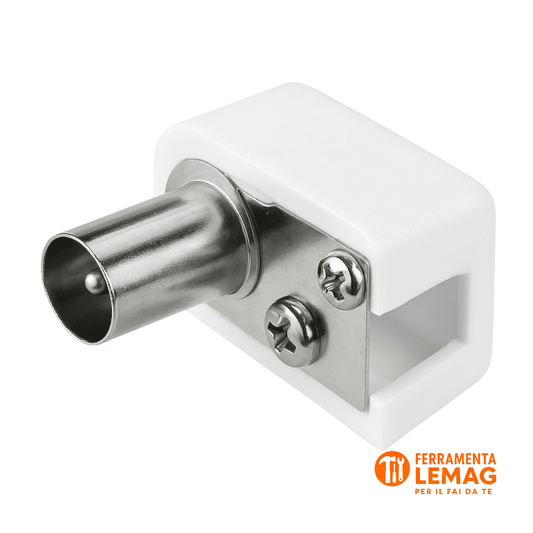 Presa antenna a squadra per cavo coassiale, compatta e facile da installare - Lemag srl
