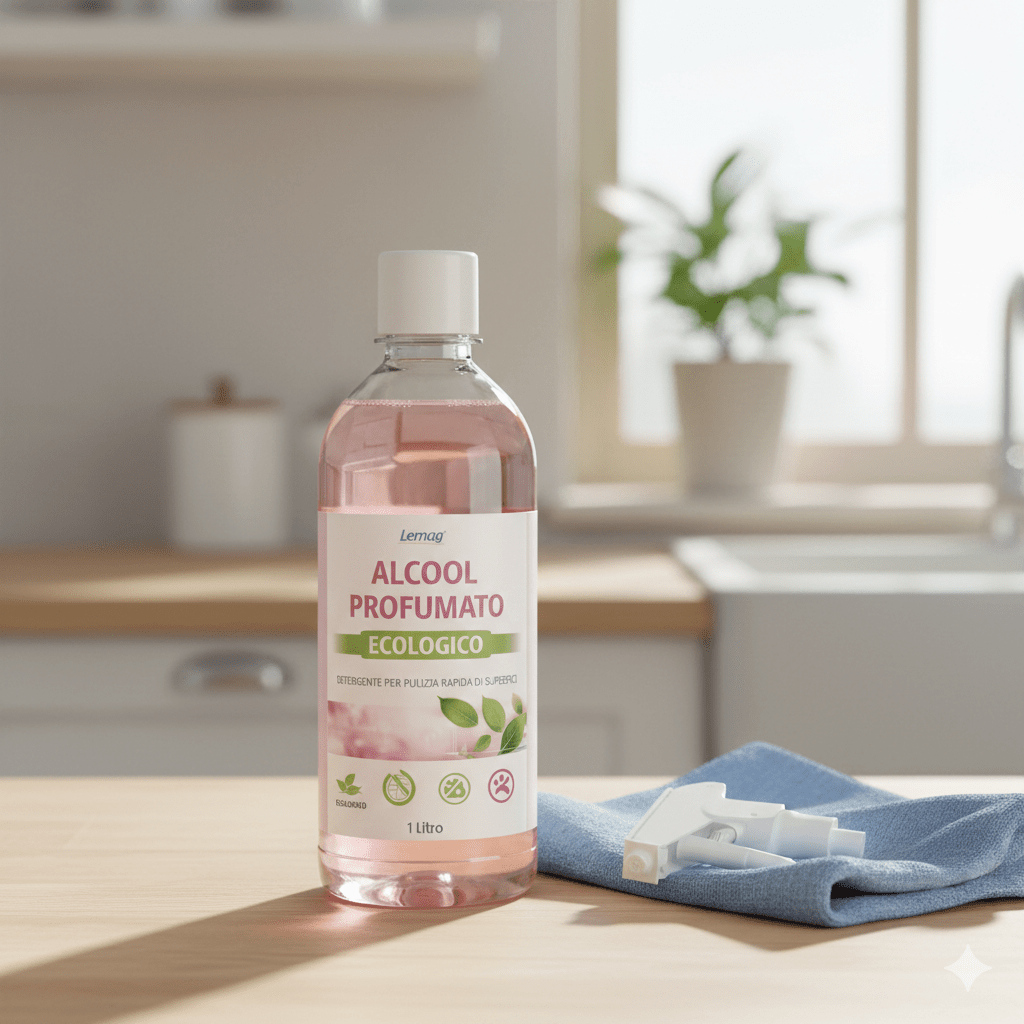 Alcool Profumato 1 - 5L Detergente Superfici Asciuga Subito - Lemag srl