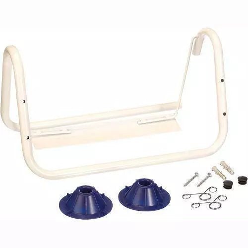 Dispenser Portarotolo da Parete industriale per Bobina Carta in acciaio BIANCO - Lemag srl