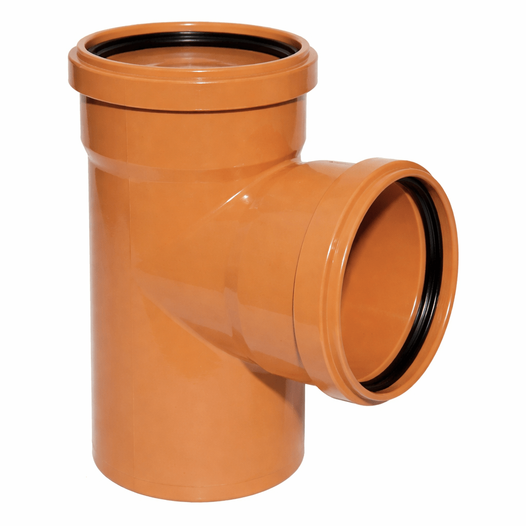 Raccordi PVC Arancioni ad Incollaggio per Scarico Fognario e Pluviale – Curve, T, Riduzioni – Lemag SRL - Lemag srl