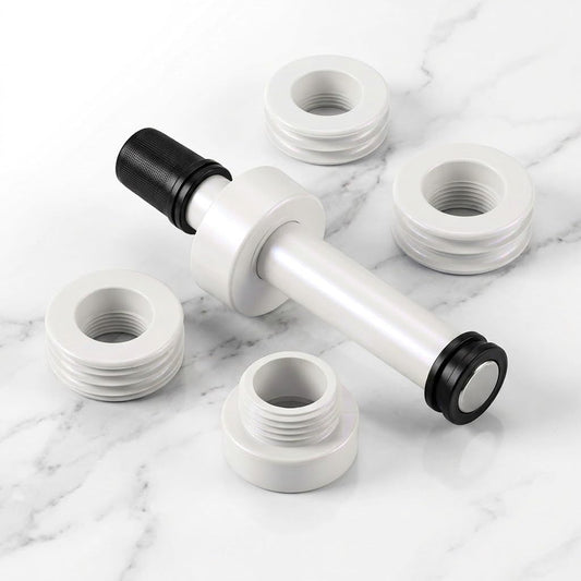 Kit Collegamento WC 4 Pezzi Canotto Borchia Morsetti e Sottovaso - Lemag srl