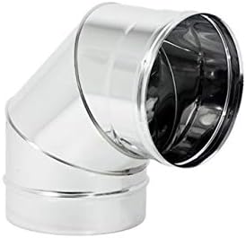 Gomito curva acciaio inox 150mm 5 decimi AISI 304 - Lemag srl