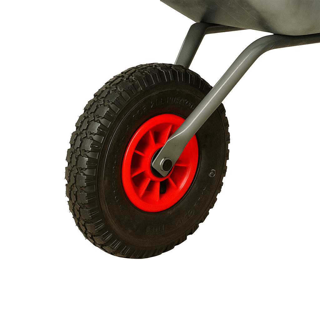 2 Ruote Pneumatiche Ø260 mm per Carrello | Cerchio Plastica – Foro 20 mm – Lemag - Lemag srl