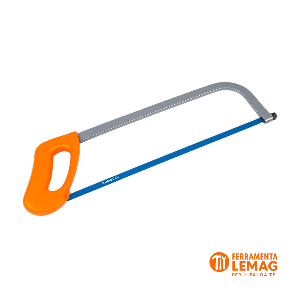 Seghetto per metallo DOC 04029 con impugnatura in plastica, lama inclusa - Lemag srl