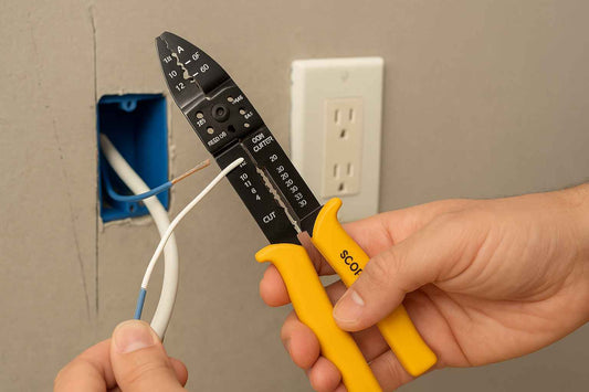 INGCO pinza spelafili 250 mm, professionale per cavi elettrici, ergonomica - Lemag srl