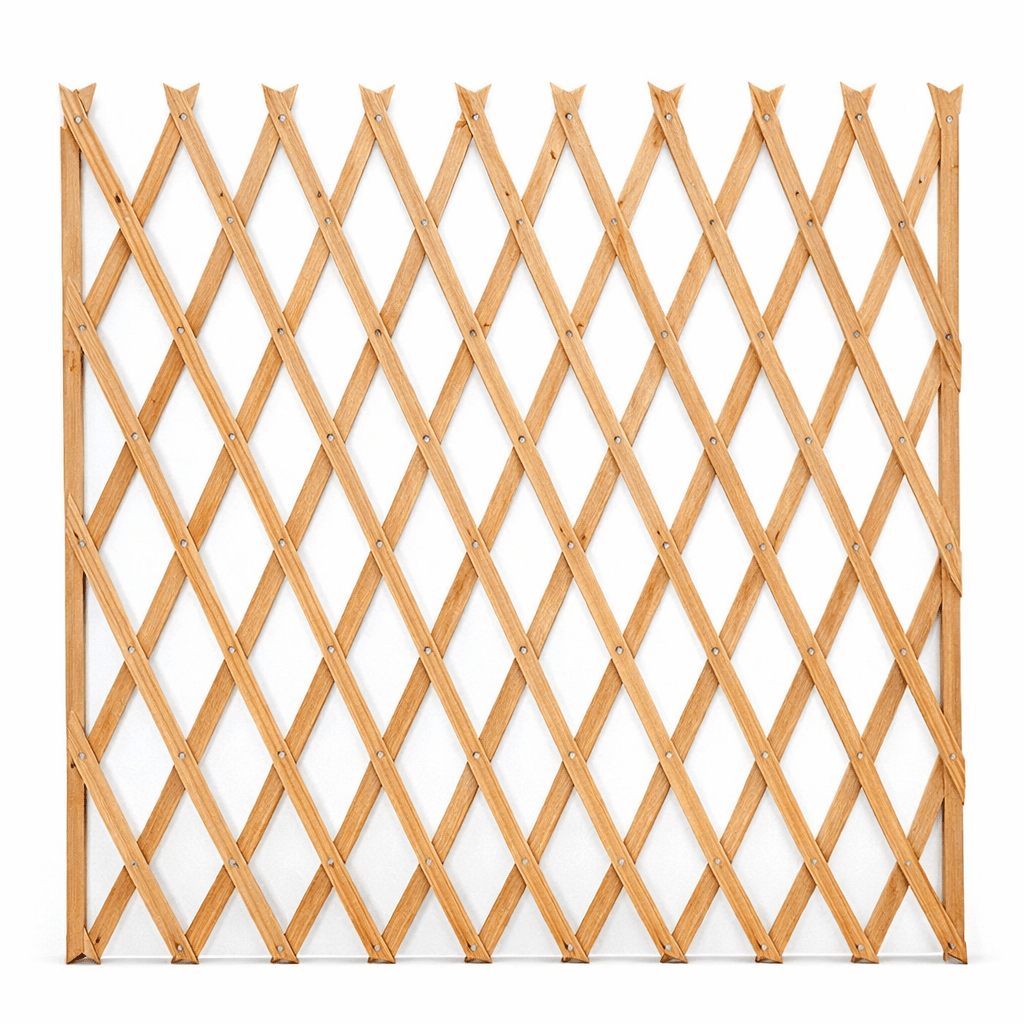 Traliccio in Legno Estensibile 120x180 cm Grigliato per Piante Balcone Giardino - Lemag srl