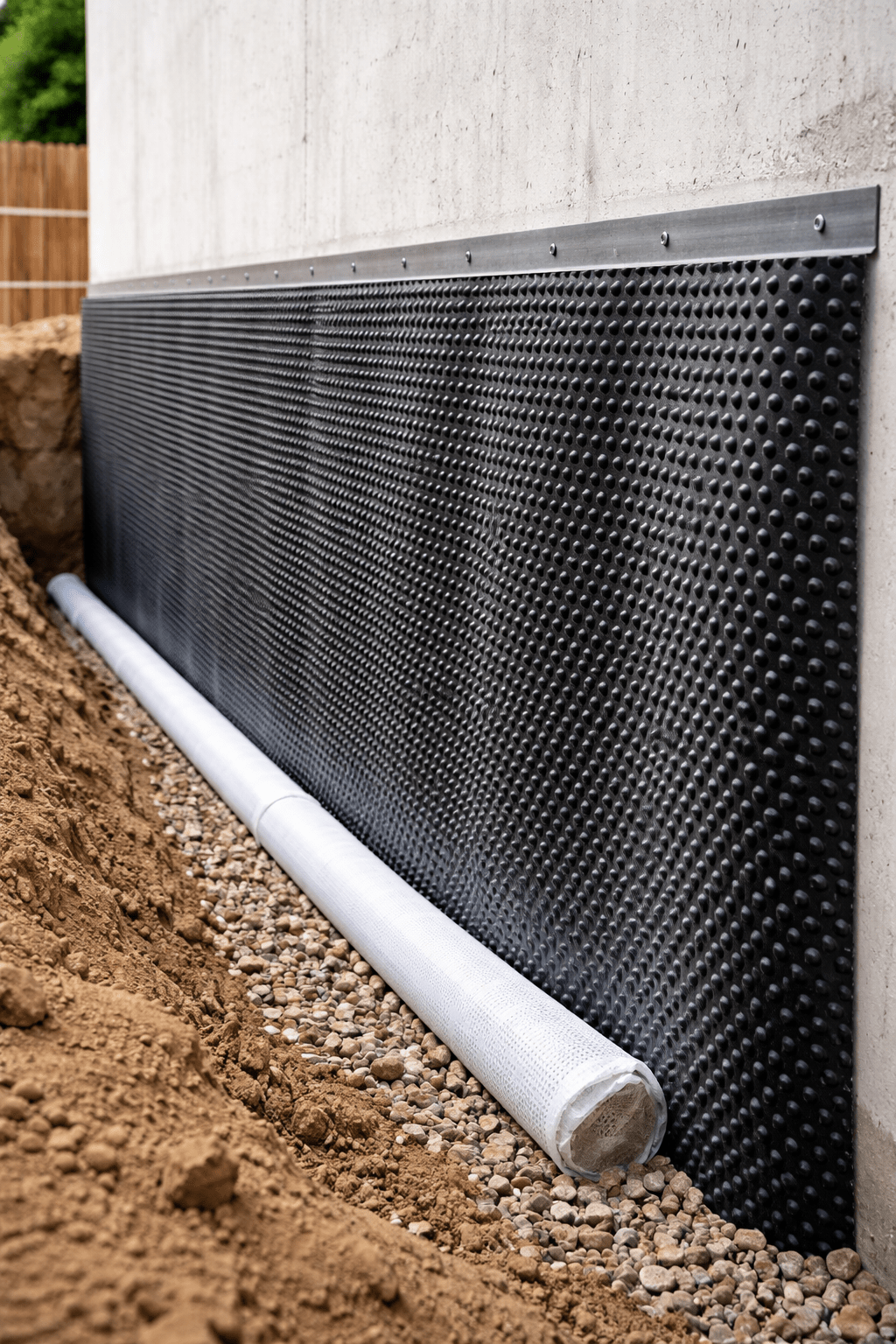 Membrana Bugnata Drenante 1m x 20m (20mq) Protezione Fondazioni Muro - Lemag srl