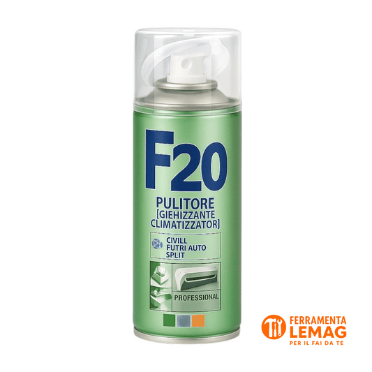 Pulitore igienizzante per CONDIZIONATORI F20 – spray detergente antibatterico - Lemag srl