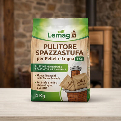 Pulitore Canna Fumaria per Stufe a Pellet e Legna 4 kg
