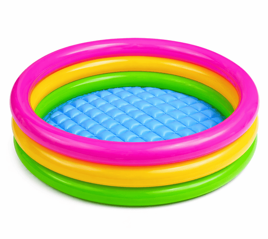 Piscina Gonfiabile Tonda 3 Anelli Bambini +2 Anni - Lemag srl