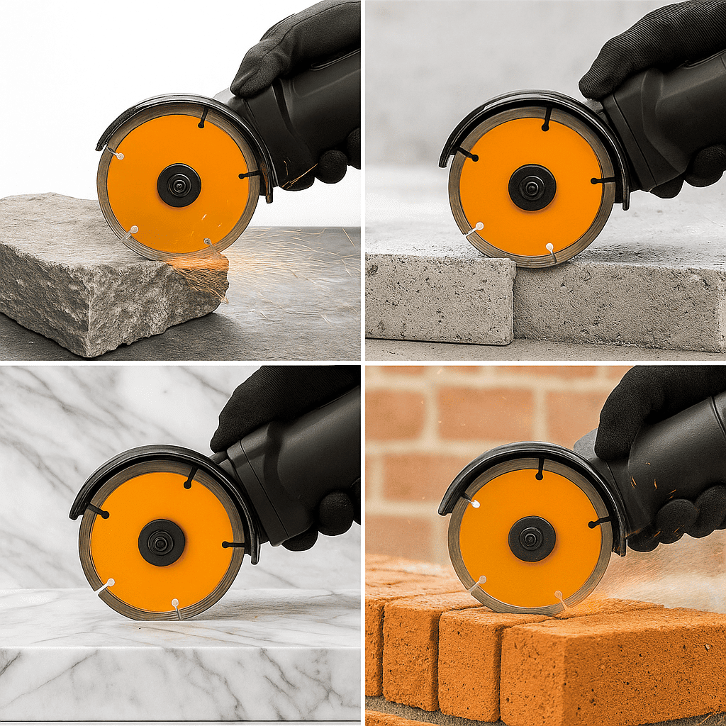3 Dischi Diamantati Universali 115 mm – Taglio Cemento, Pietra, Marmo – Lemag - Lemag srl