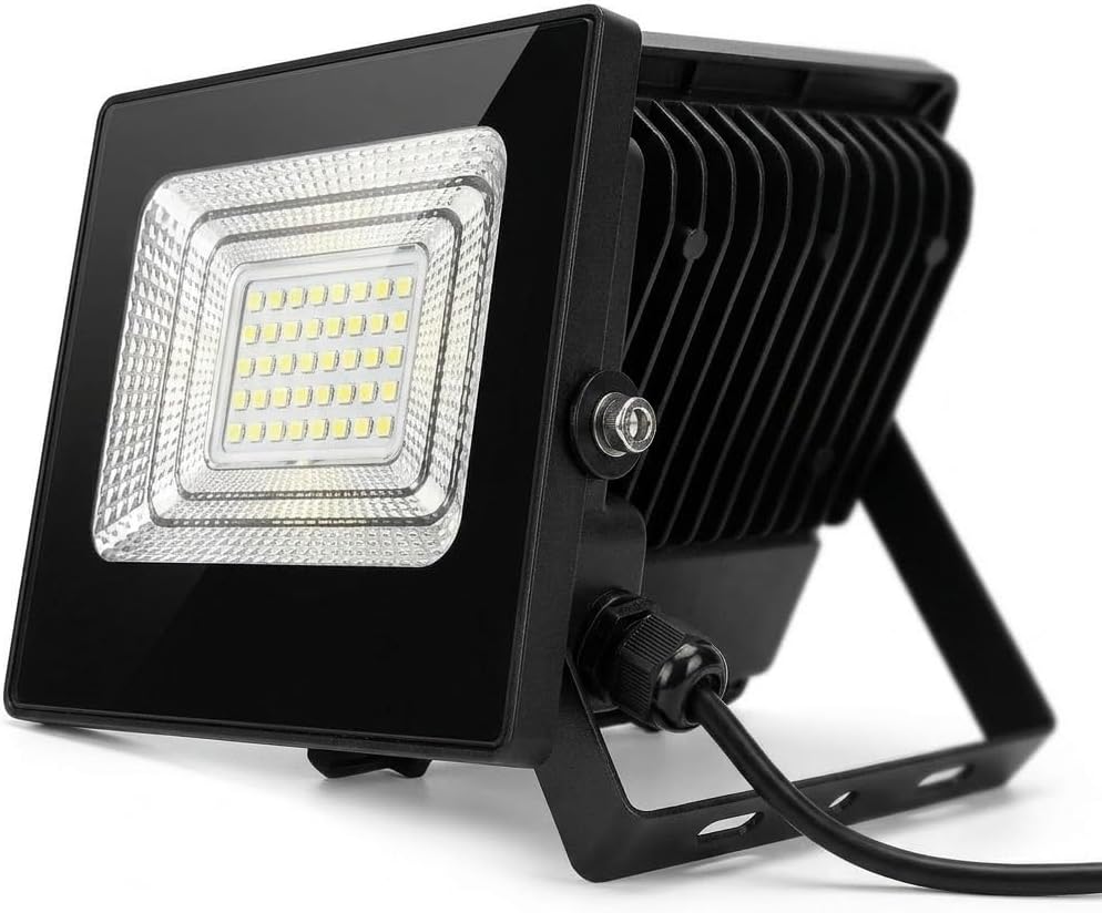Kit 3 Faretti Solari LED da Esterno 620LM 4000K IP65 – Pannelli Monocristallini 6V 15W, Batteria LiFePO4 10000mAh, Telecomando con Timer 3H/5H/8H, Cavo 5 m, Staffe Incluse, Fari Solari Giardino - Lemag srl
