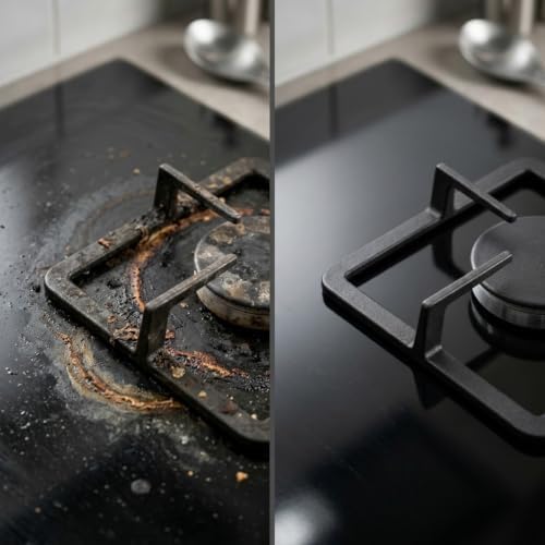 B.O.O.M. Pasta Abrasiva Profumata 500 g con Spugnetta – Acciaio, Piani Cottura, Piastrelle, Sanitari e Rubinetti – Profumo di Rosa - Lemag srl
