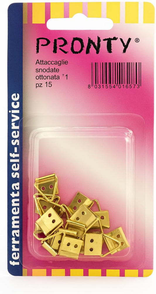 Attaccaglia Snodata Ottonata n°1 per Quadri – Set 15 Pezzi - Lemag srl