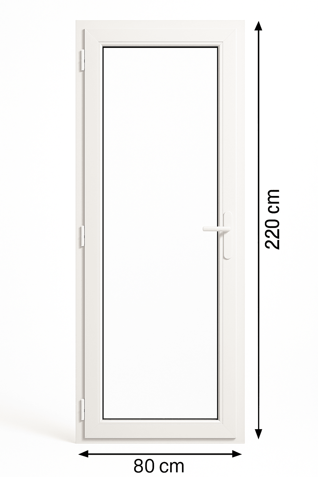 Porta finestra alluminio 80x220 cm taglio termico – Risparmio energetico - Lemag srl - Lemag srl