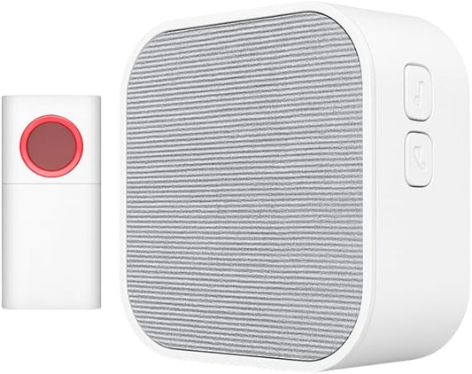 Campanello wireless Syntesy Batdoor a batteria colore bianco