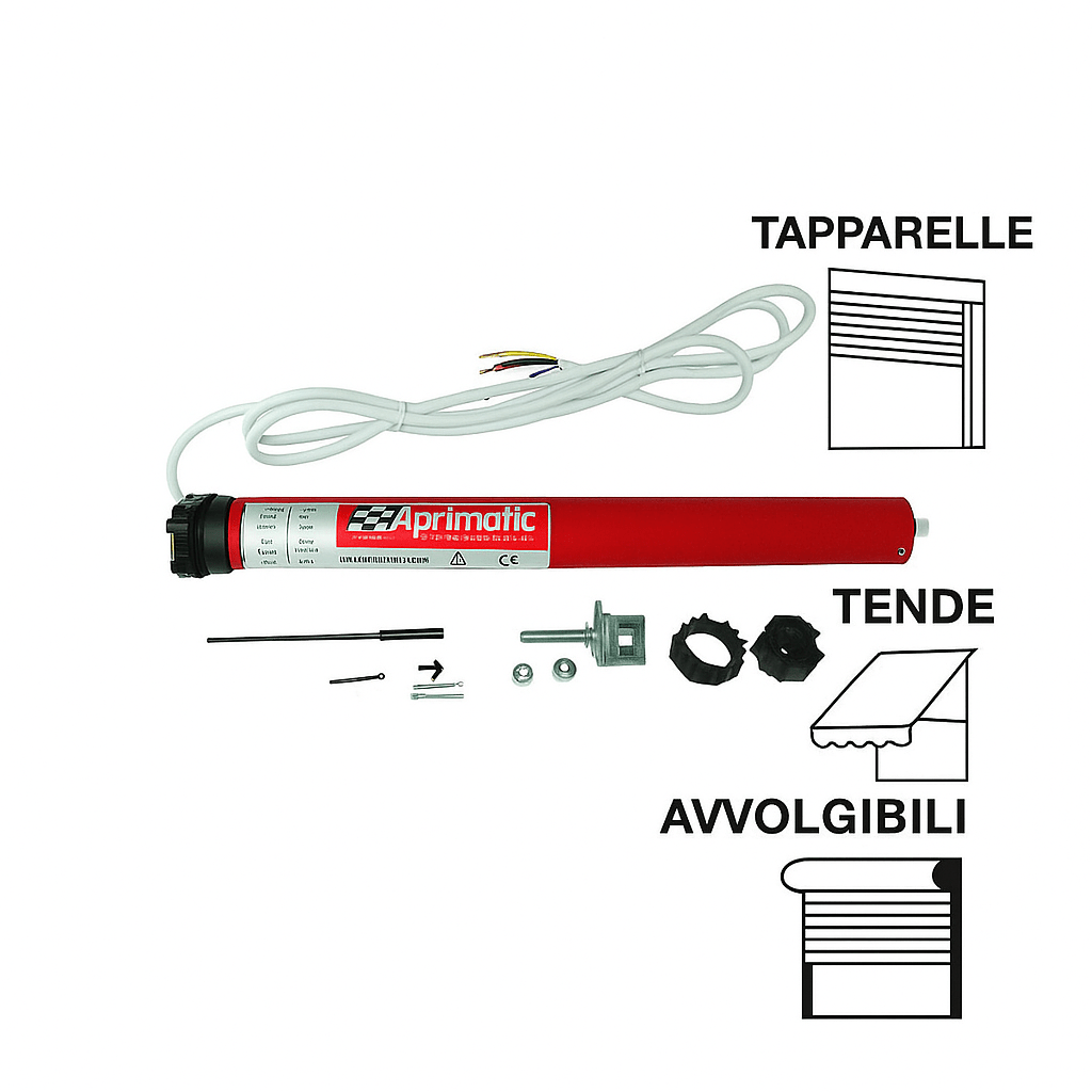 Motore Tapparella 3 X 191W 60kg 50Nm – 220V Automazione Tende e Avvolgibili – Lemag - Lemag srl