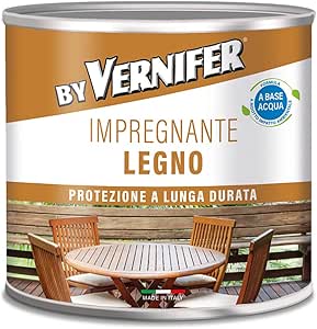 Vernifer Impregnante all’Acqua 500ml Ciliegio Legno Esterni Interni - Lemag srl - Lemag srl