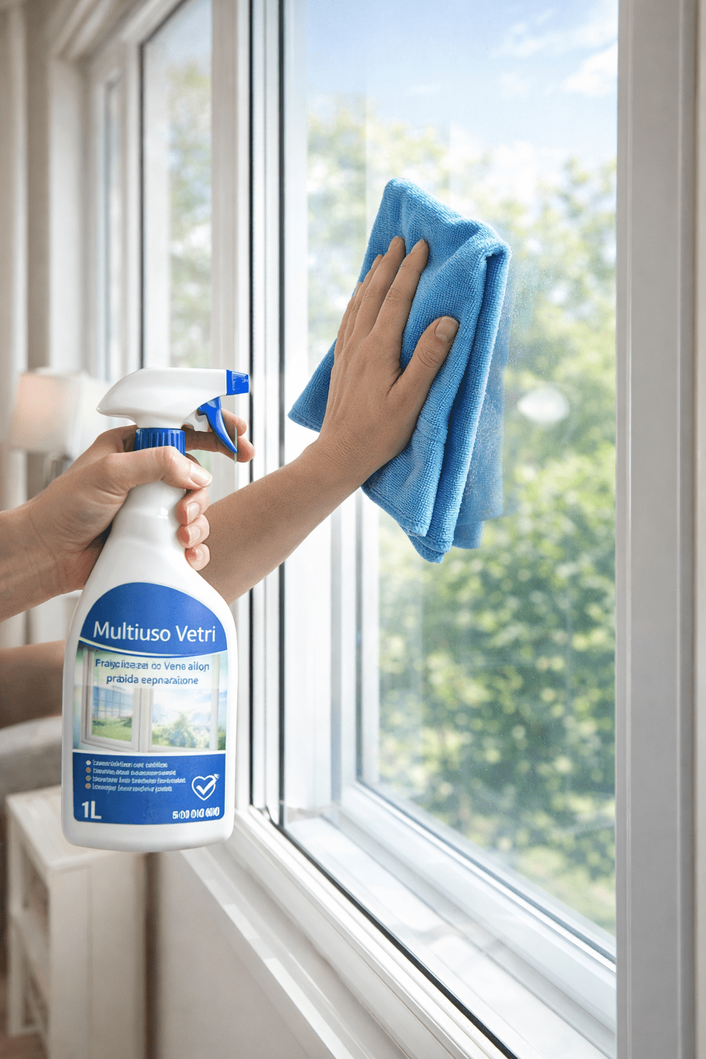 Pulitore Vetri Professionale 5L Senza Aloni Rapida Evaporazione - Lemag srl