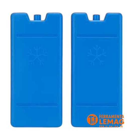 Mattonelle Ghiaccio 2 Pezzi Riutilizzabili per Borsa Frigo Termica LEMAG - Lemag srl
