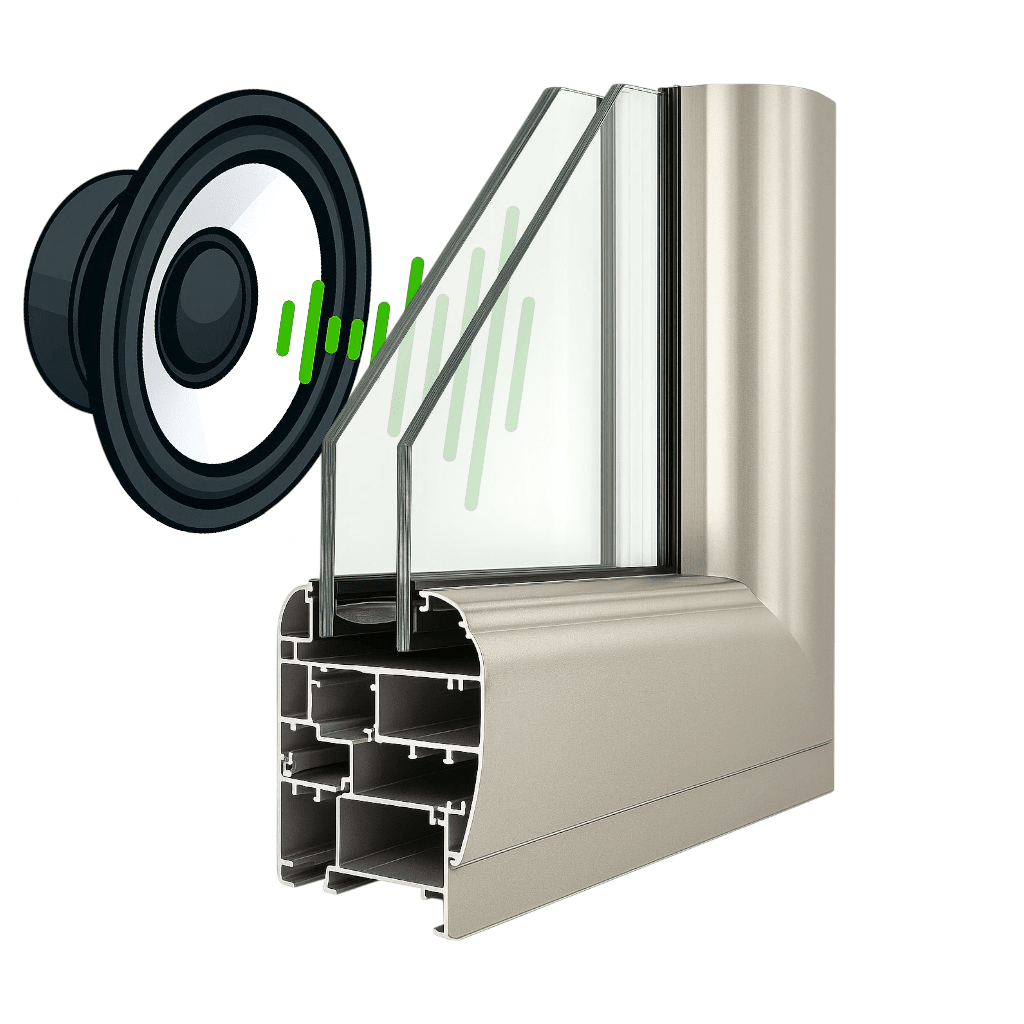 Porta finestra alluminio 80x220 cm taglio termico – Risparmio energetico - Lemag srl - Lemag srl